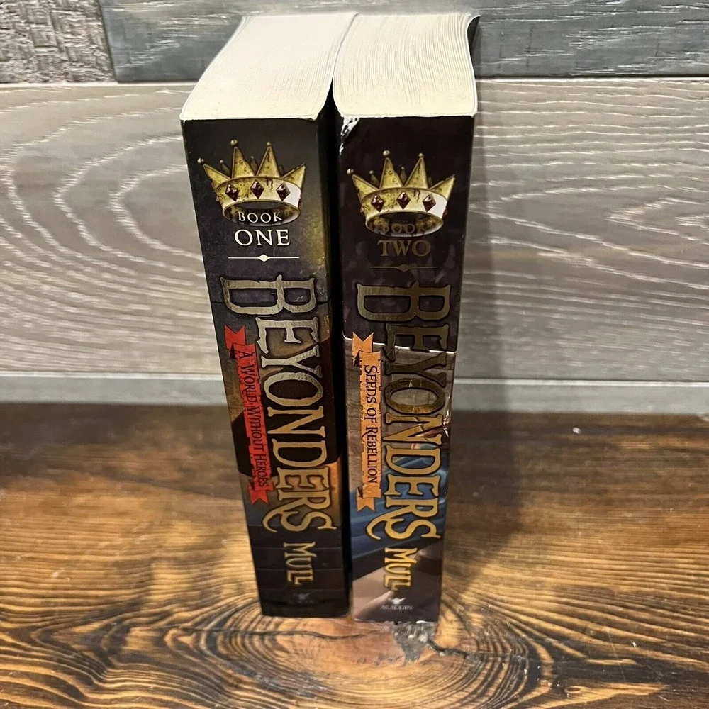 Beyonders Lot Seeds of Rebellion World Without Heroes Book 1 & 2 Brandon Mull PB